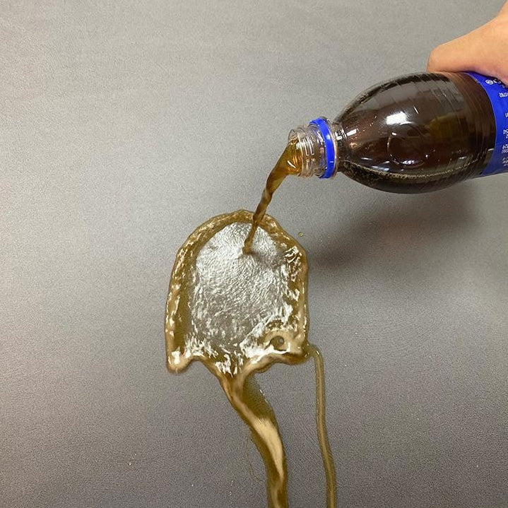 Scandinavian Faux Leather Seating Living Room Flared Arm Cushions sofa