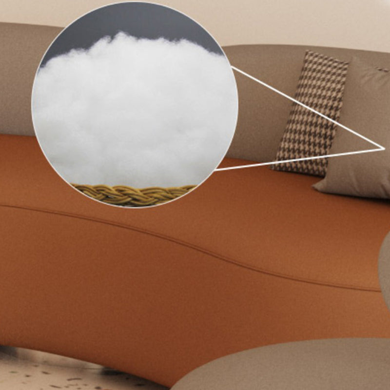 Stain Resistant Curved Loveseat Faux Leather No Distressing Tight Seat Sofa