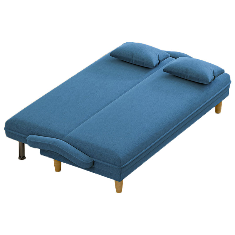 Contemporary Convertible Sofa Bed with Pillows for Living Room