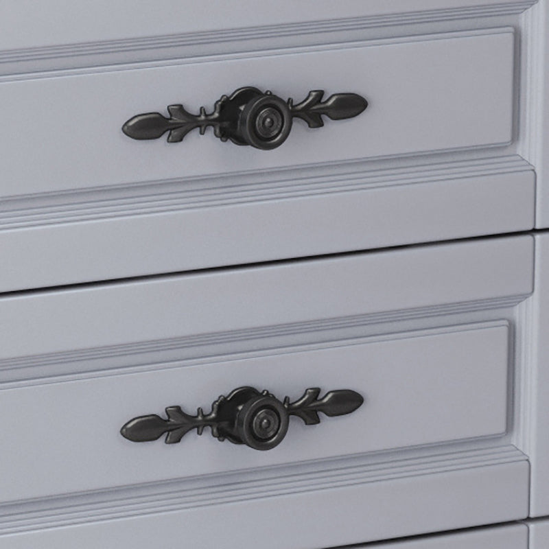 Mid-Century Modern Wood Chest 43.3" Tall 5 - Drawer Accent Chest