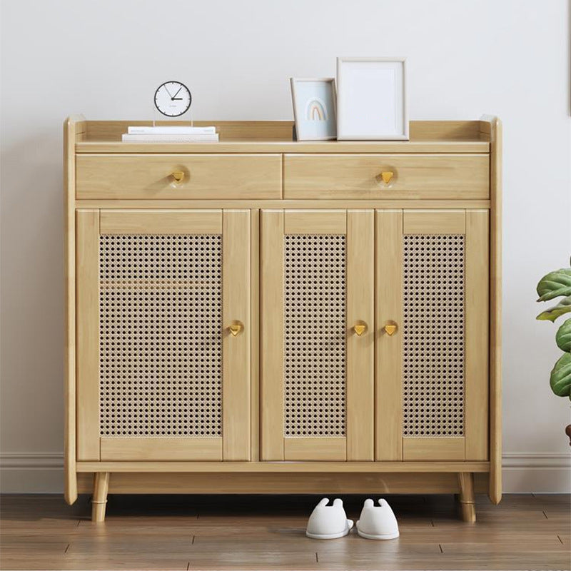 42.51" Tall 2 - Drawer Accent Cabinet Modern 3 - Door Cabinet