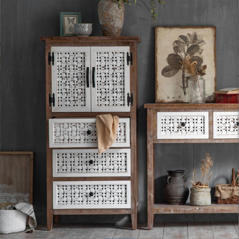 Industrial Rectangle Bar Pulls Accent Cabinet With Doors Cabinet