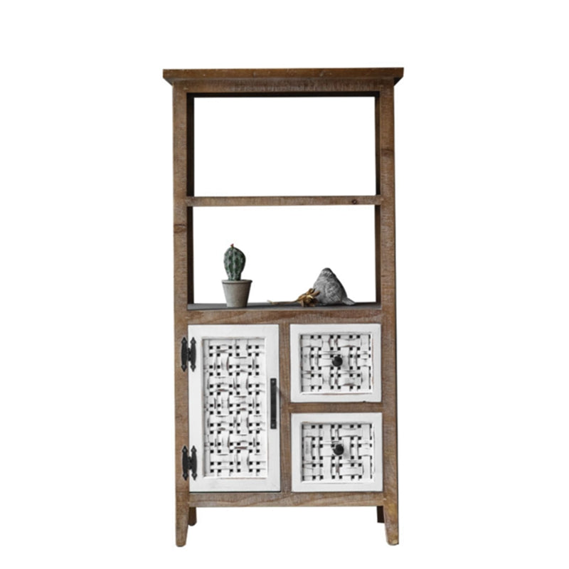 Industrial Rectangle Bar Pulls Accent Cabinet With Doors Cabinet