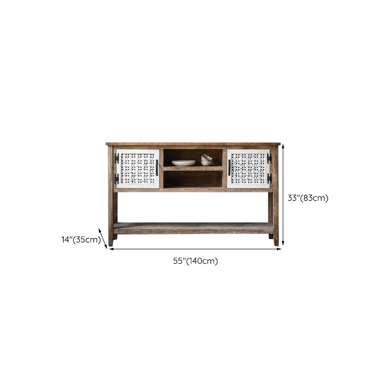 Industrial Rectangle Bar Pulls Accent Cabinet With Doors Cabinet