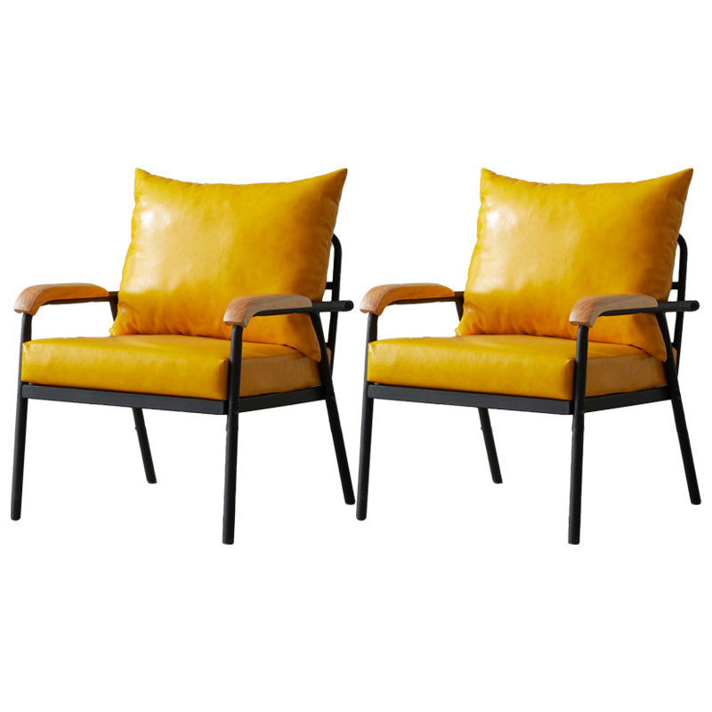 Solid Color Living Room Armchair Arms Included Accent Armchair