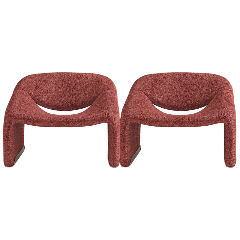 Contemporary Solid Color Side Chair Fixed Back Bedroom Side Chair