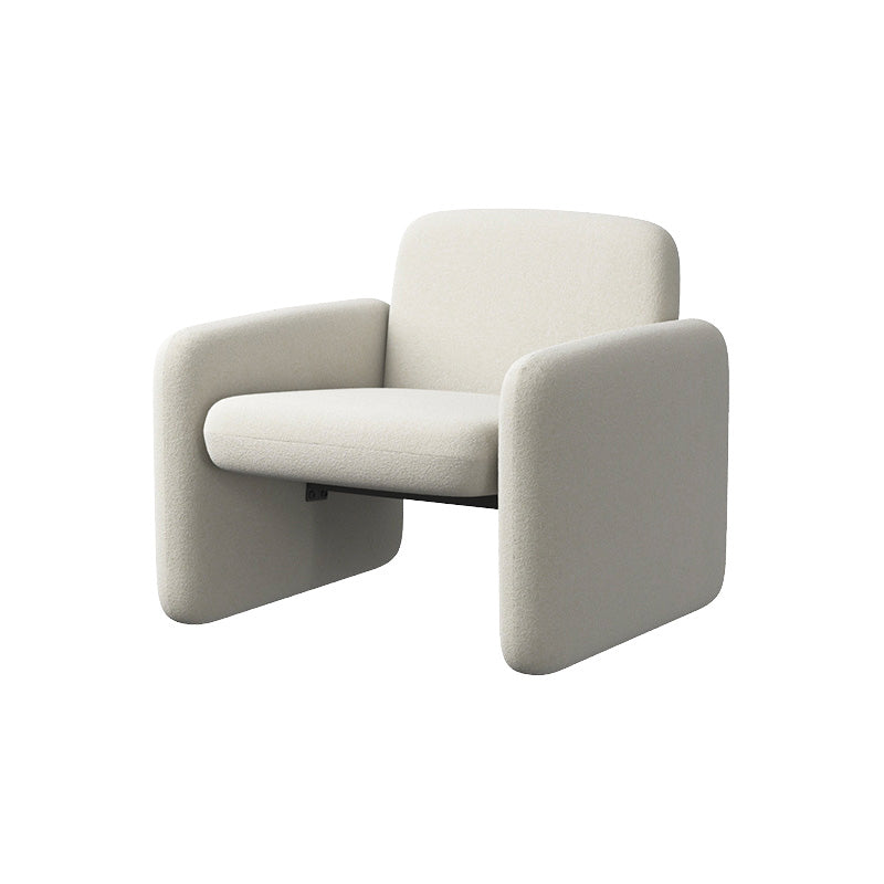 Contemporary Solid Color Accent Armchair Living Room Accent Chair