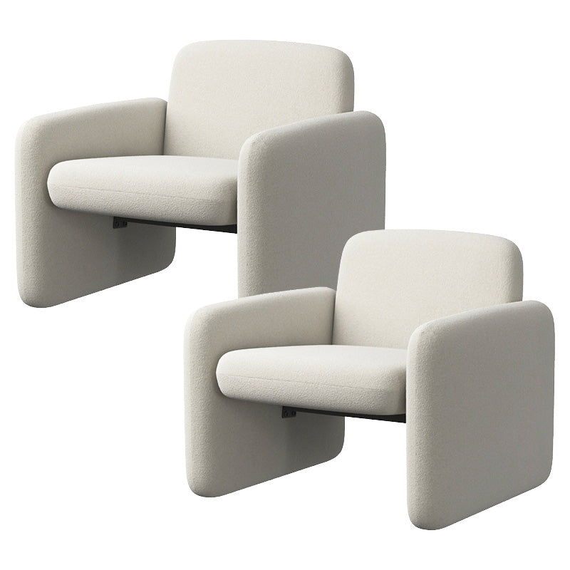 Contemporary Solid Color Accent Armchair Living Room Accent Chair