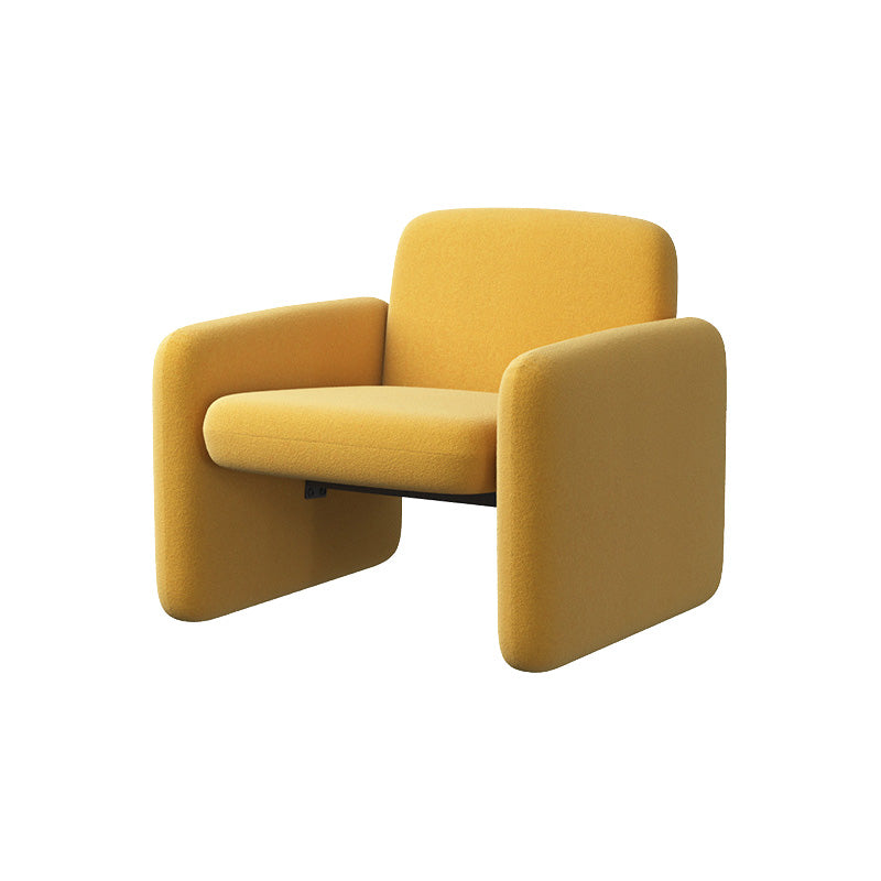 Contemporary Solid Color Accent Armchair Living Room Accent Chair