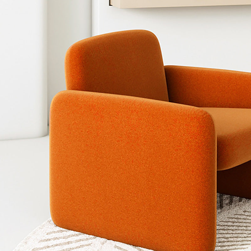 Contemporary Solid Color Accent Armchair Living Room Accent Chair