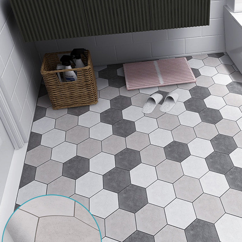 Bathroom 3.5mm Vinyl Flooring Square Peel and Stick PVC Flooring