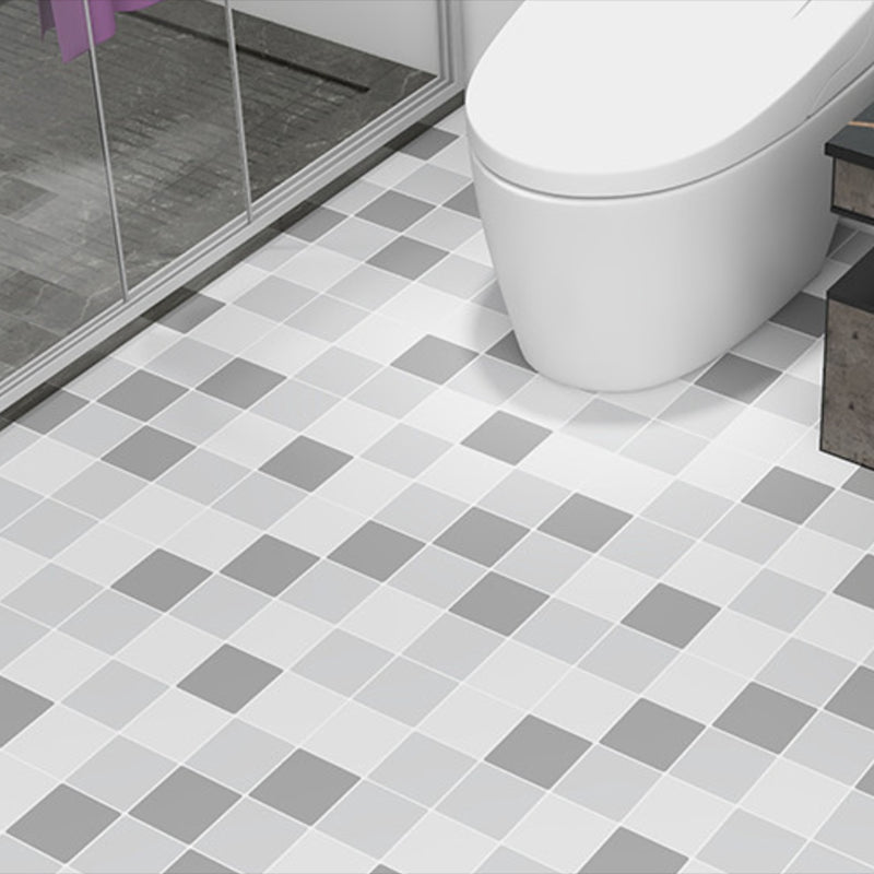 Bathroom 3.5mm Vinyl Flooring Square Peel and Stick PVC Flooring