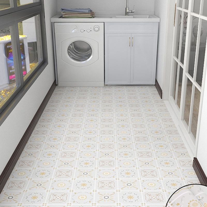 4mm Thick PVC Flooring Living Spaces Smooth Peel & Stick Vinyl Flooring