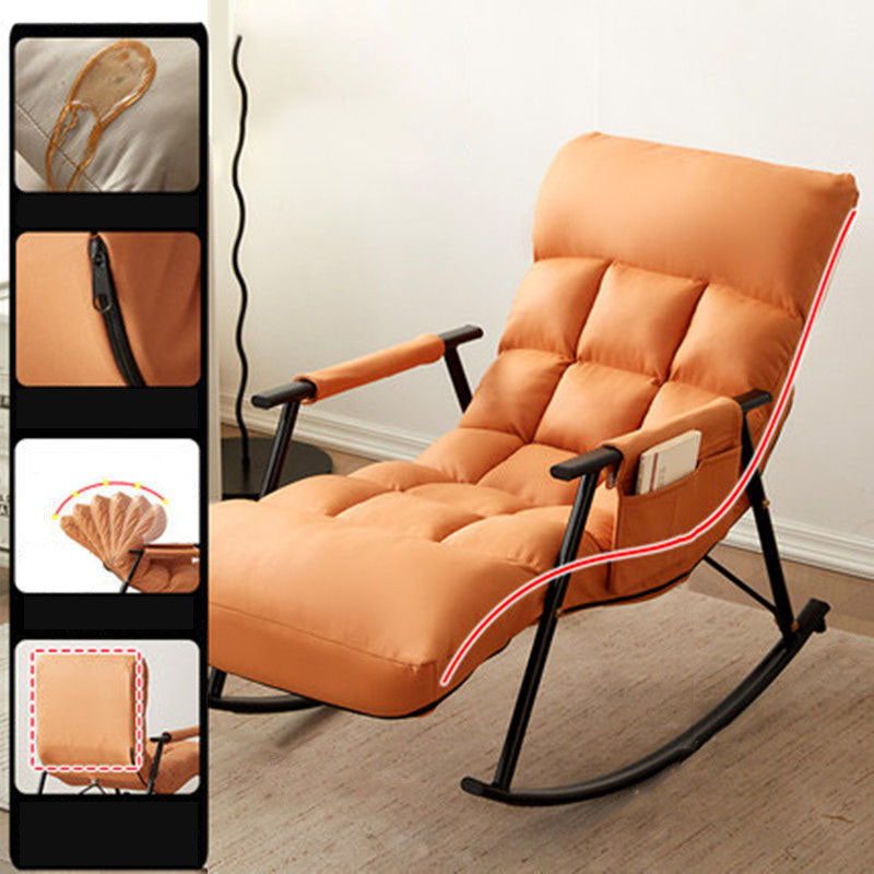 Waterproof Modern Style Single Rocker Chair Simple Chair for Living Room