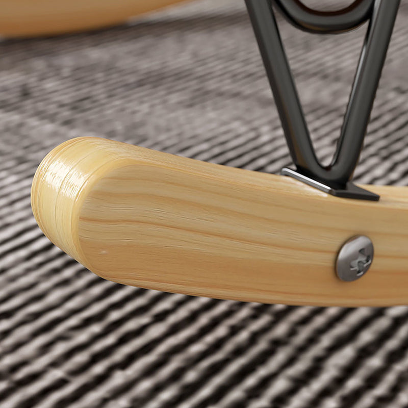 Style Single Home Rocker Chair Simple Leisure Chair for Bedroom