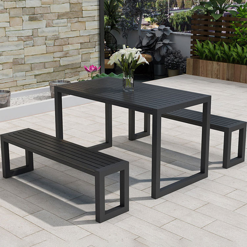 Modern 1/2/3 Pieces Picnic Table Set Reclaimed Wood Dining Picnic Table Set