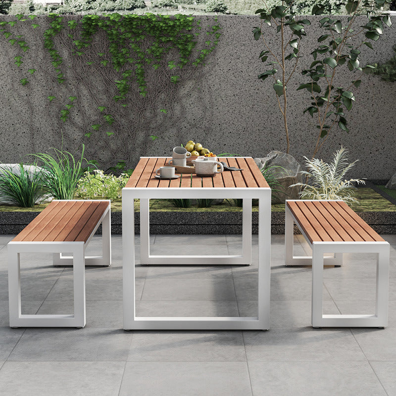 Modern 1/3/4/5/7 Pieces Picnic Table Set Manufactured Wood Dining Picnic Table Set