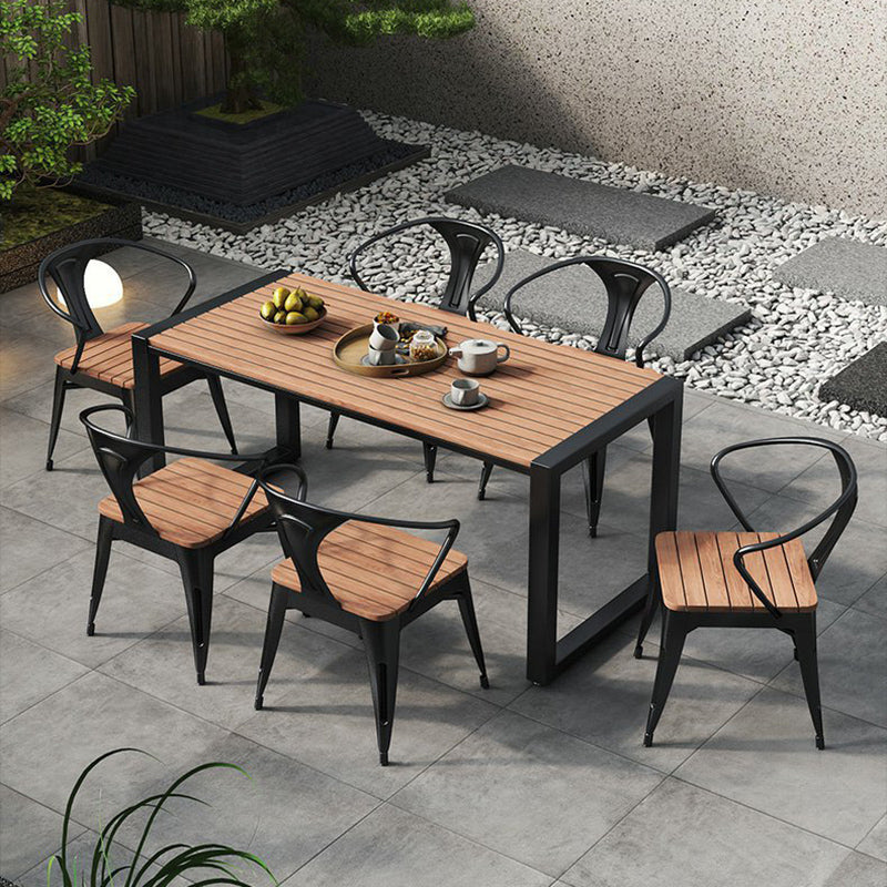 Modern 1/3/4/5/7 Pieces Picnic Table Set Manufactured Wood Dining Picnic Table Set