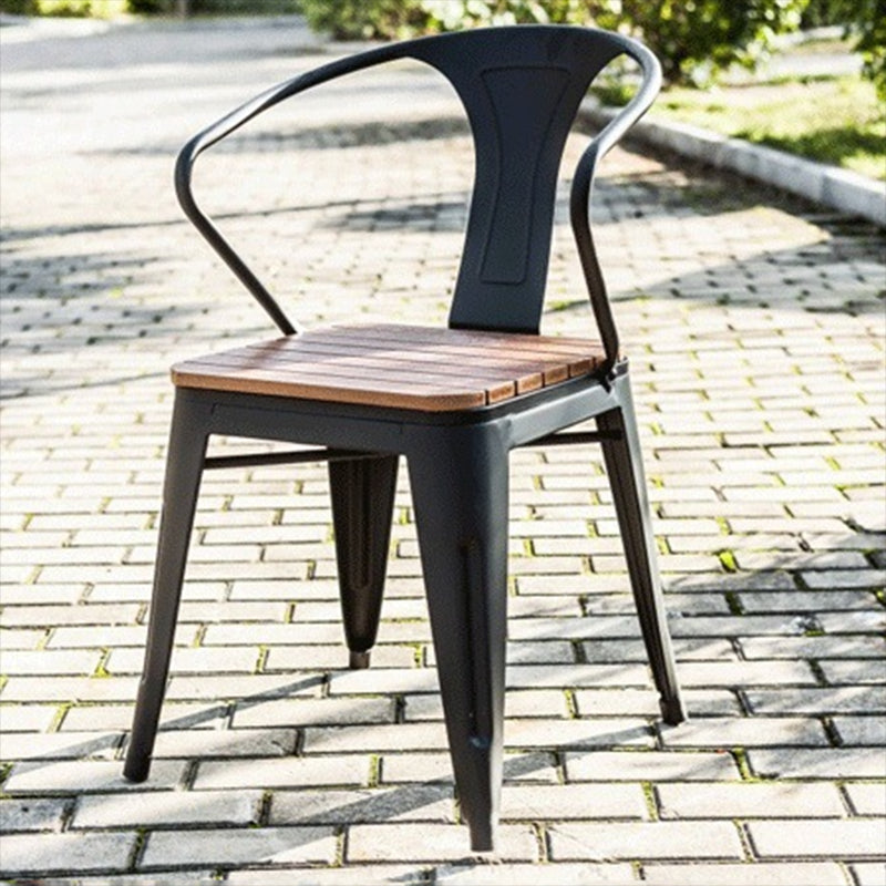 Modern Style 1/5/7 Pieces Metal Rectangle Dining Set Reclaimed Wood Dining Table Set