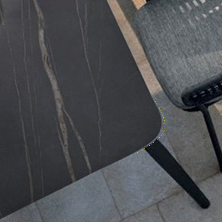 Boho Style Dining Set 1/3/5/7/9 Pieces Stone Dining Table Set for Outdoor