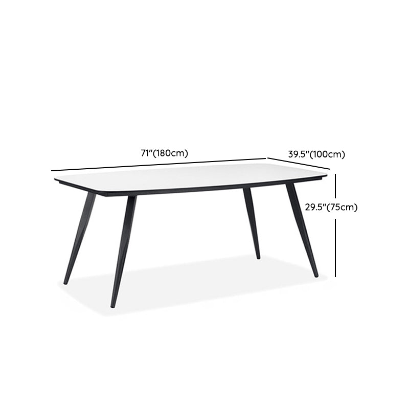 Boho Style Dining Set 1/3/5/7 Pieces Stone Dining Table Set for Outdoor