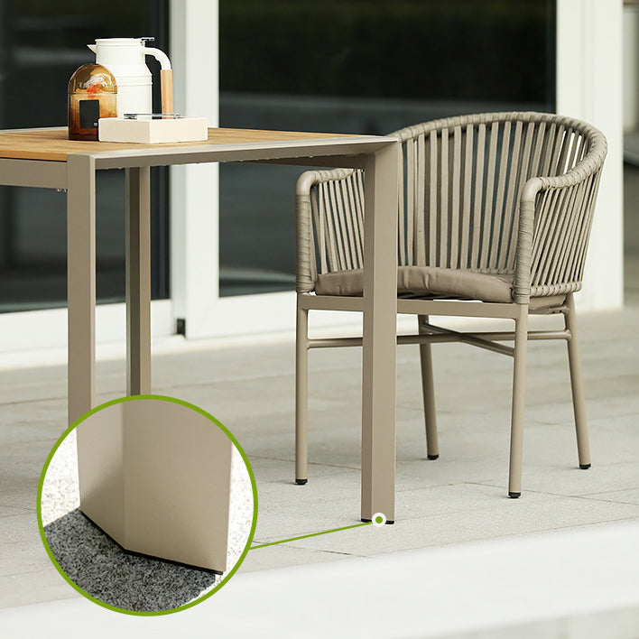 Boho 1/2/3/5/7 Pieces Metal Dining Set Reclaimed Wood Dining Table Set