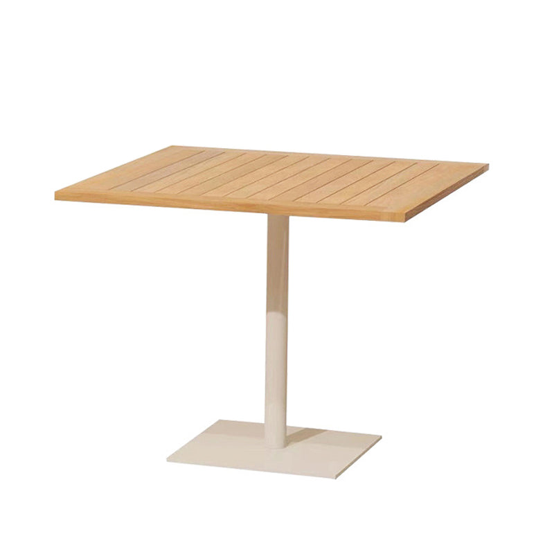 Boho Style 1/9 Pieces Metal Dining Set Wood Dining Table Set for Outdoor