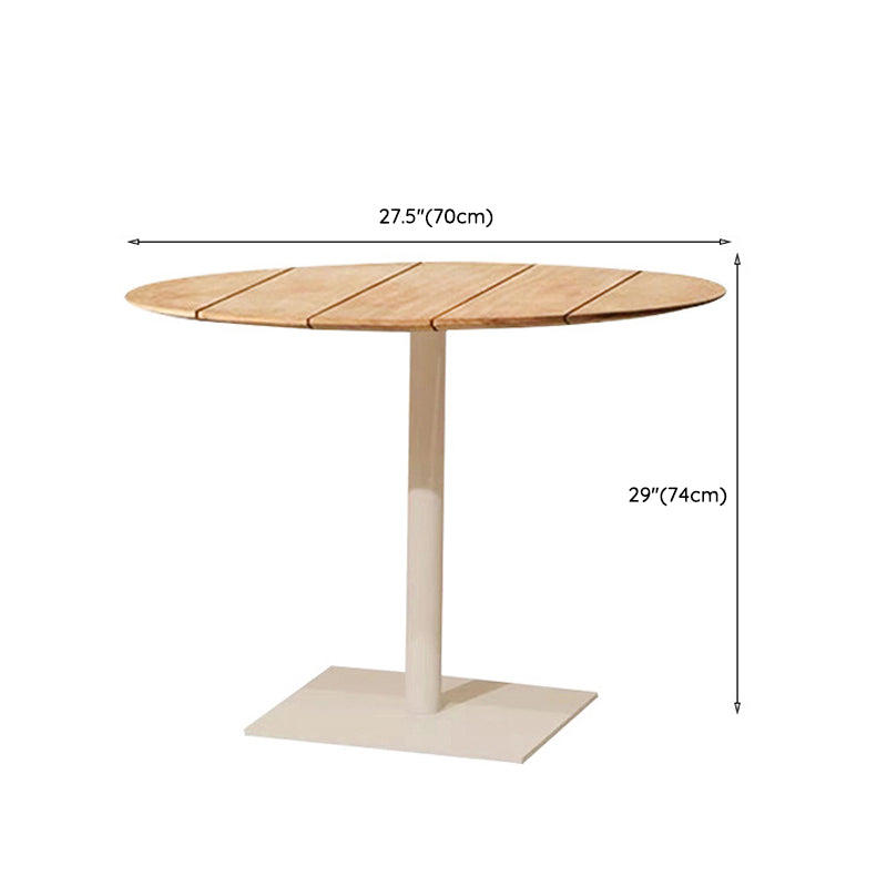 Boho Style 1/9 Pieces Metal Dining Set Wood Dining Table Set for Outdoor