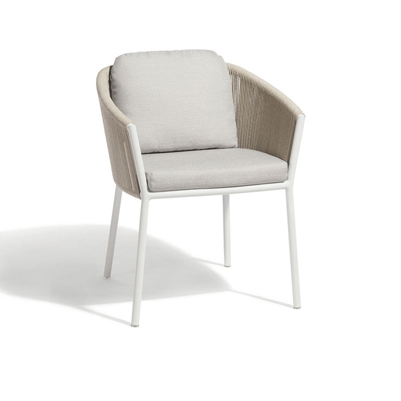 Boho 1/7 Pieces Metal Dining Set 4 Legs Dining Table Set for Outdoor