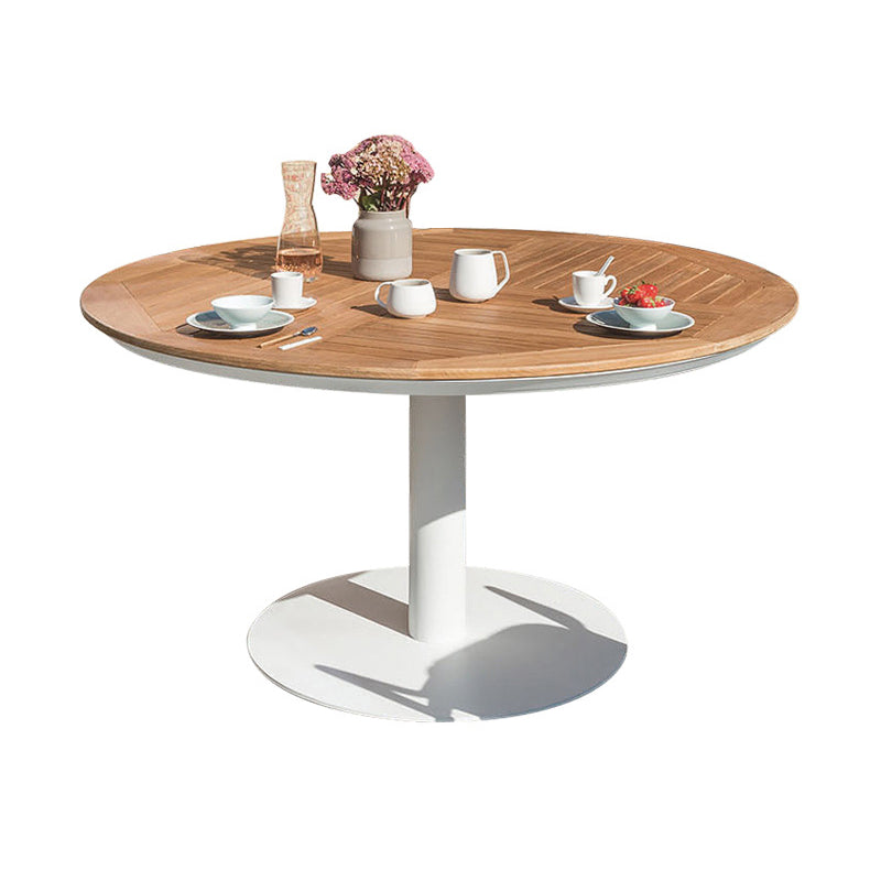 Boho 1/6 Pieces Dining Set Round Reclaimed Wood Dining Table Set