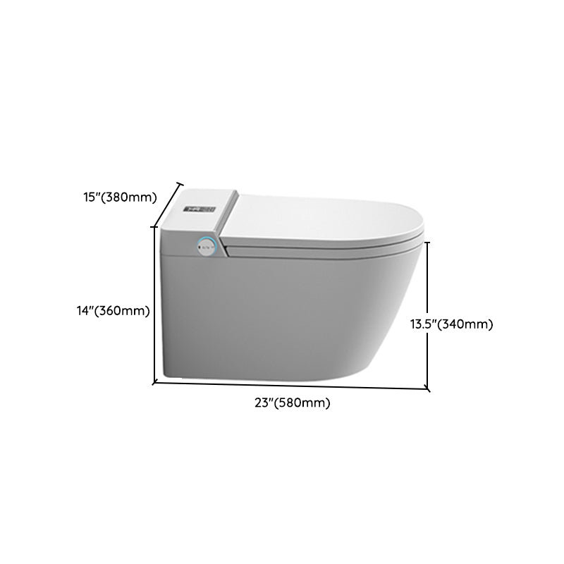 Modern Wall Mount Toilet One-Piece Toilet Single Flush Urine Toilet