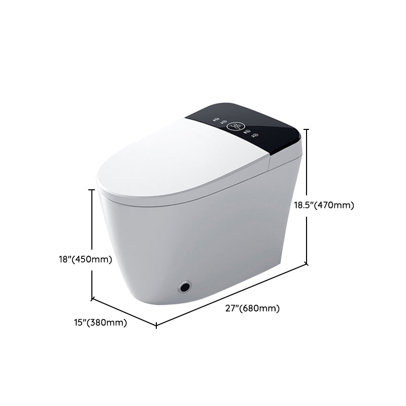 Modern One Piece Toilet Bowl Heated Seat Urine Toilet with Toilet Seat