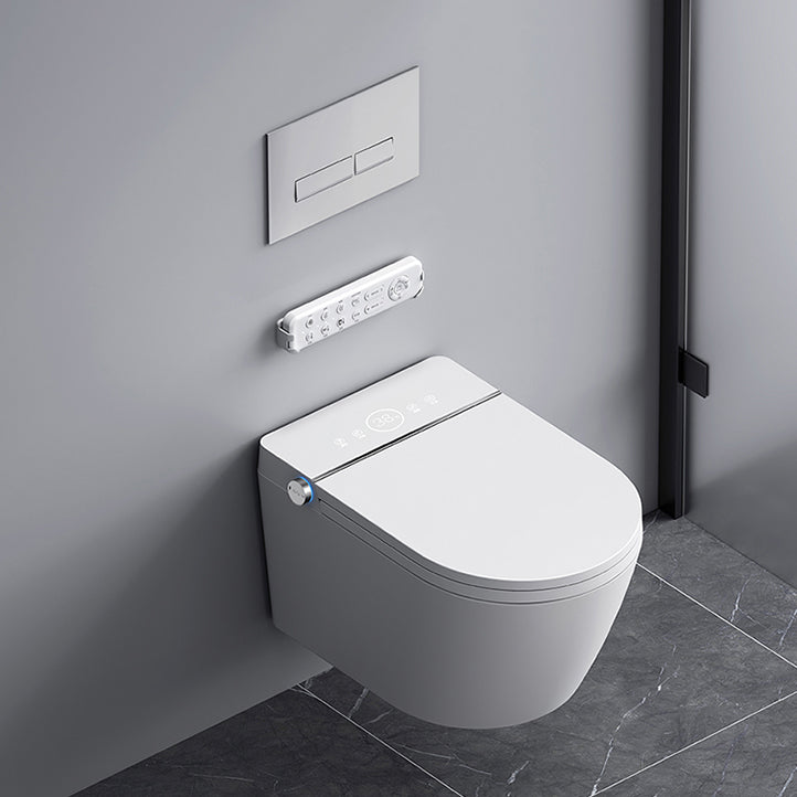 Modern Wall Mount Toilet All-In-One Porcelain Single Flush Urine Toilet