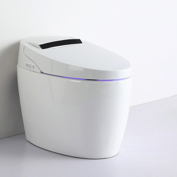 Modern One Piece Toilet Concealed Tank Toilet Bowl with Slow Close Seat for Washroom