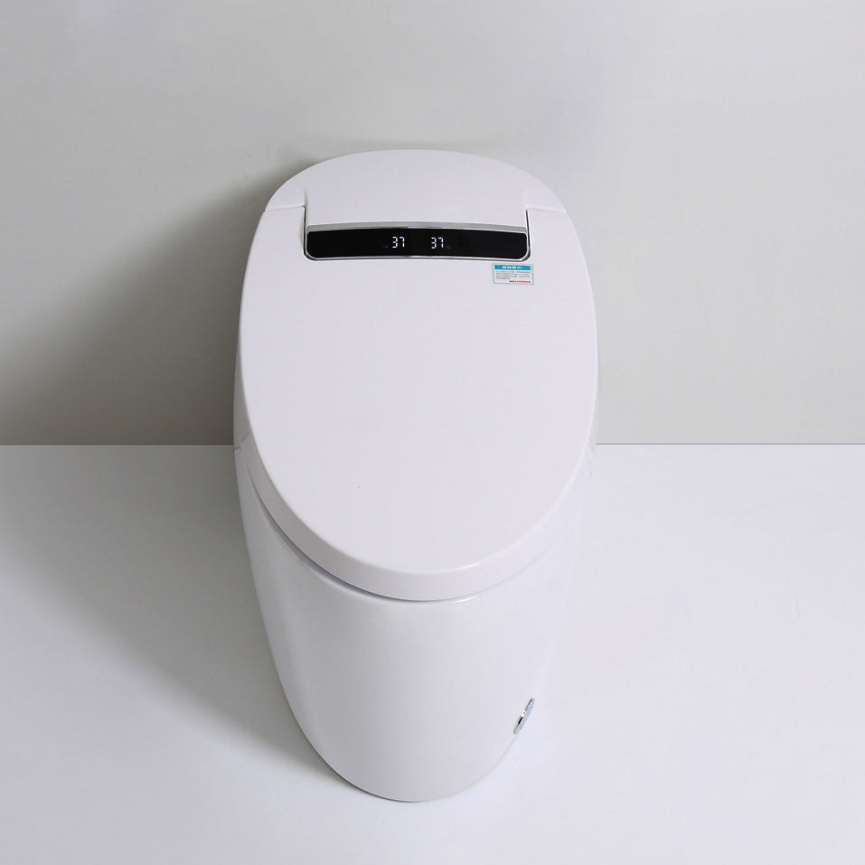 Modern One Piece Toilet Concealed Tank Toilet Bowl with Slow Close Seat for Washroom