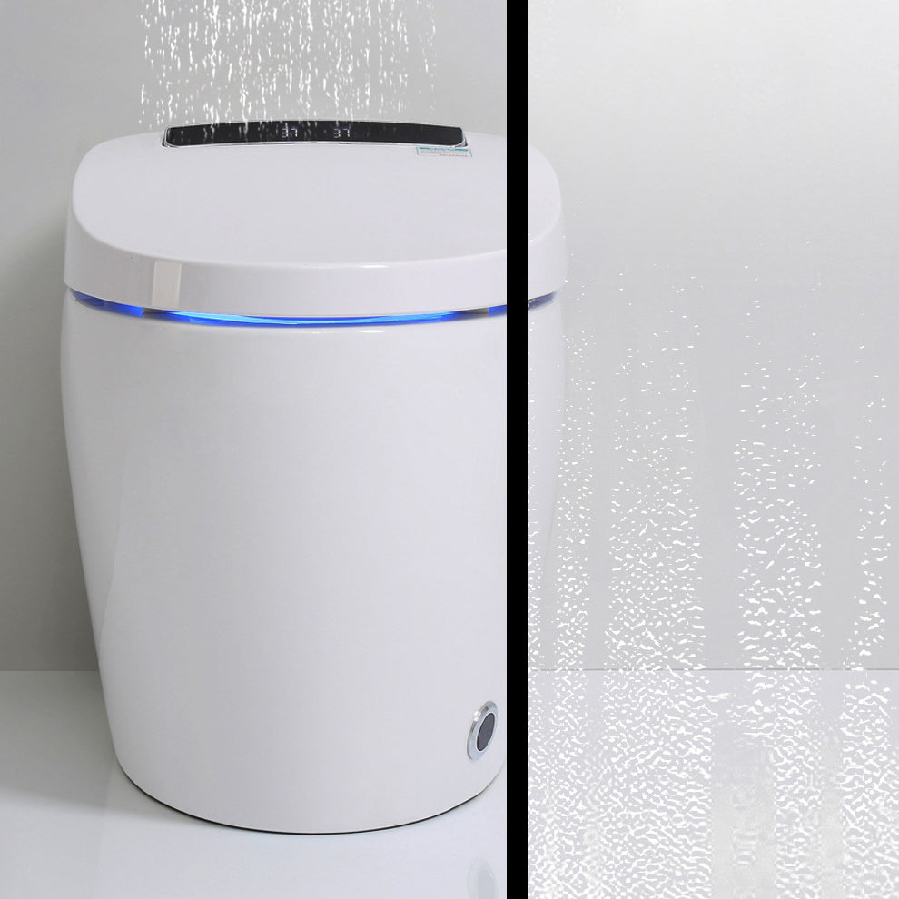 Modern One Piece Toilet Concealed Tank Toilet Bowl with Slow Close Seat for Washroom