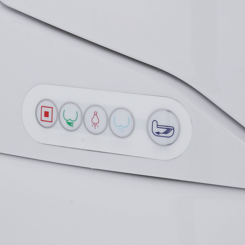 Modern One Piece Toilet Concealed Tank Toilet Bowl with Slow Close Seat for Washroom