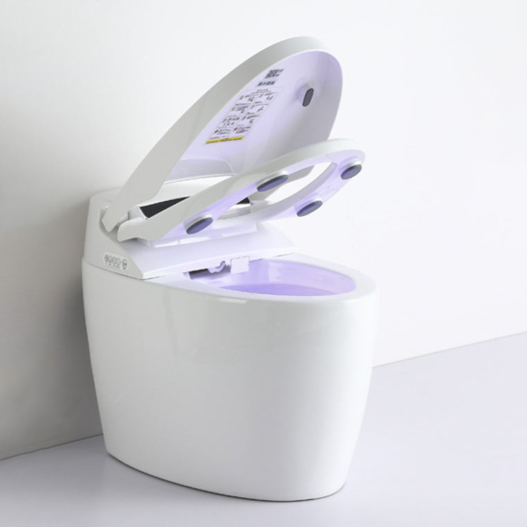 Modern One Piece Toilet Concealed Tank Toilet Bowl with Slow Close Seat for Washroom