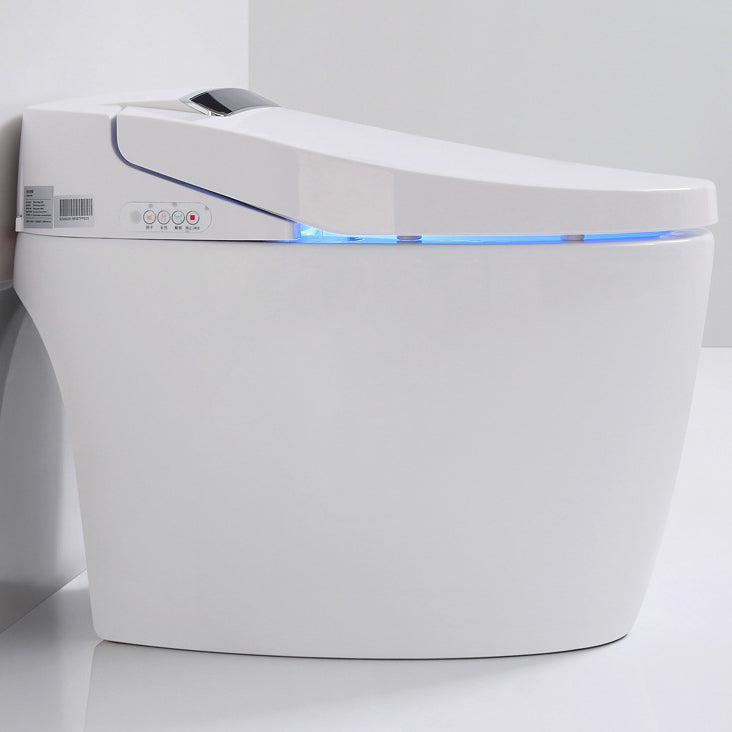 Modern One Piece Toilet Concealed Tank Toilet Bowl with Slow Close Seat for Washroom