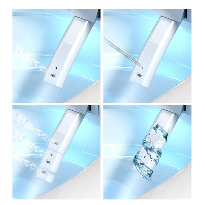 Modern Siphon Jet One Piece Toilet Bowl White Heated Seat Urine Toilet with Toilet Seat