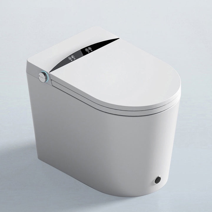 Modern Siphon Jet One Piece Toilet Bowl Heated Seat White Urine Toilet with Toilet Seat