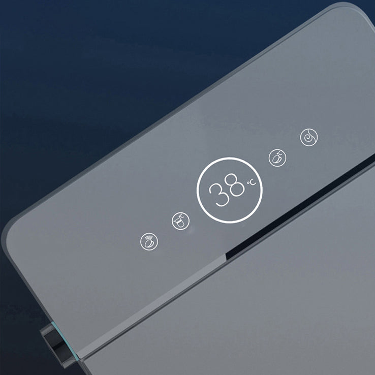 Modern Siphon Jet One Piece Toilet Bowl Heated Seat White Urine Toilet with Toilet Seat