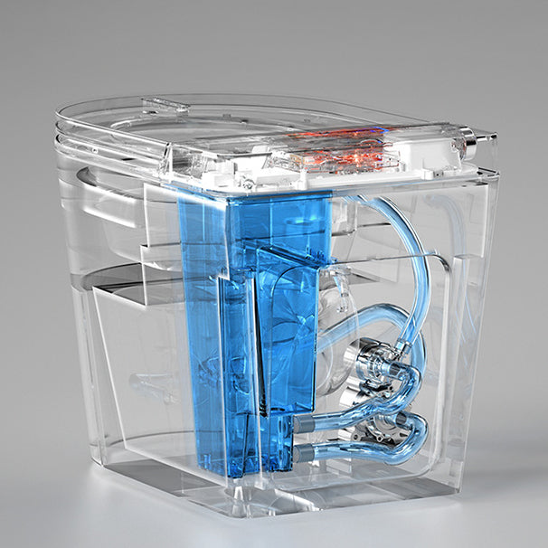 Modern Siphon Jet One Piece Toilet Bowl Heated Seat White Urine Toilet with Toilet Seat