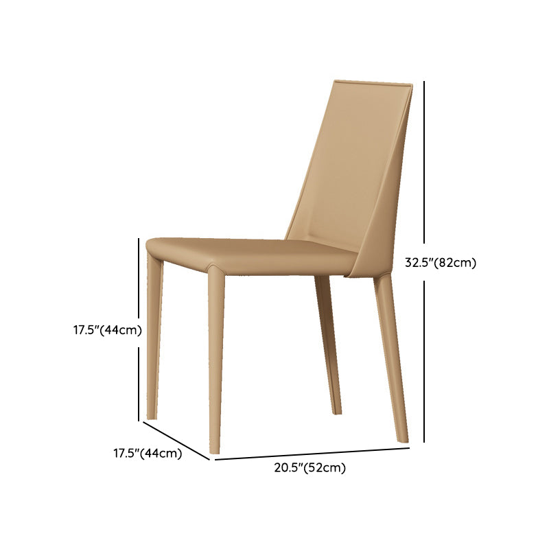 Modern Stone Dining Set 1/2/3/4/5 Pieces Dining Table Set with Solid Back Chairs