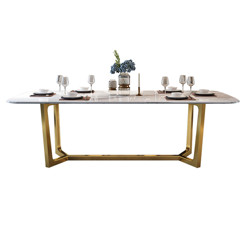 Modern 1/2/5/6/7 Pieces Dining Set Rectangle Stone Dining Table Set for Home