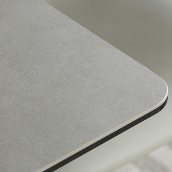 Minimalist 1/4/5/7 Pieces Furniture Stone Rectangle Dining Chairs Set in Gray