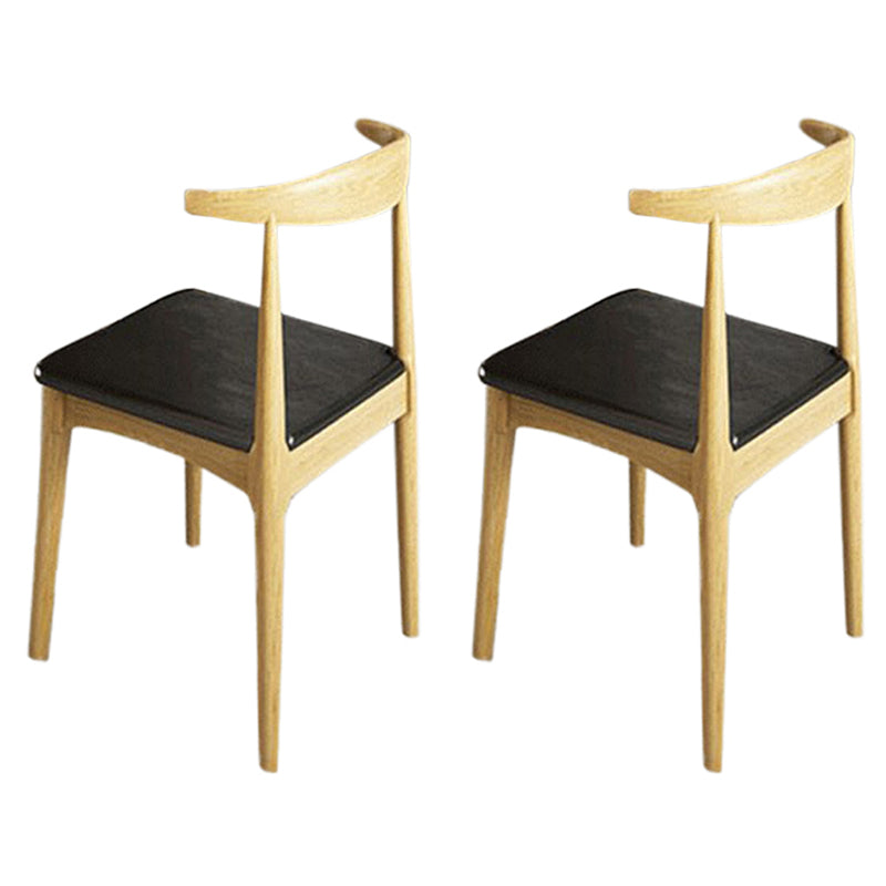 Contemporary 1/2/5/7 Pieces Furniture Round Solid Wood Dining Table Set in Brown