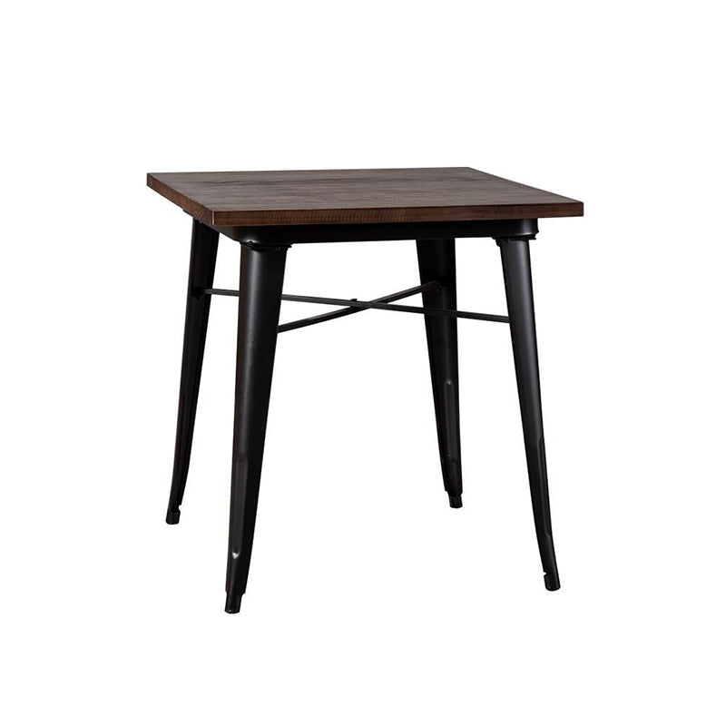 Industrial 1/2/5 Pieces Furniture Solid Wood Dining Set in Brown