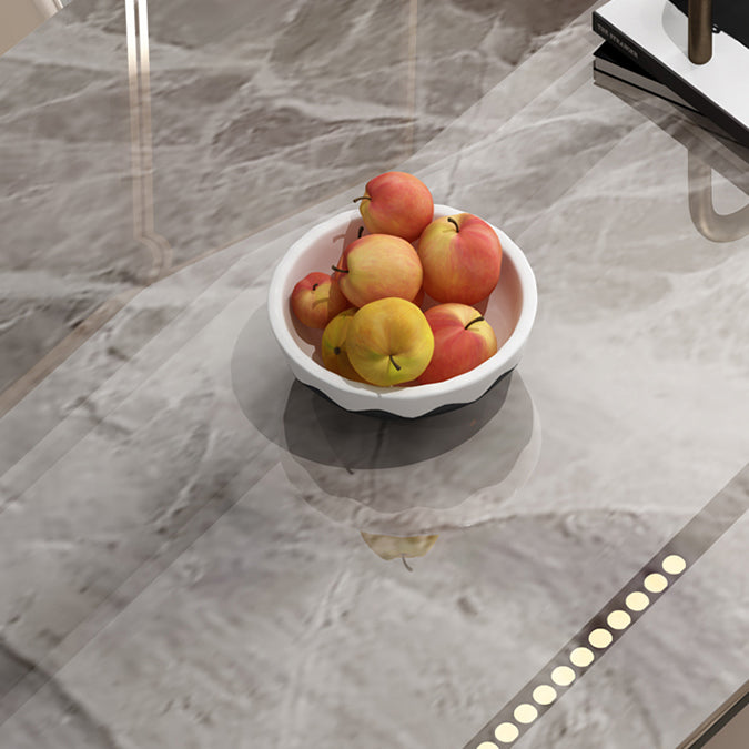 Contemporary 1/2/5/7 Pieces Furniture Stone Rectangle Dining Chairs Set for Home