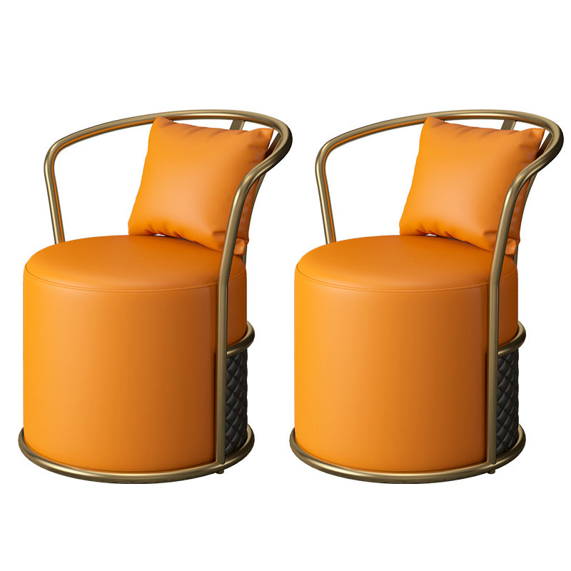 Glam Dinette Set for Home 1/2/4/5 Pieces Glossy White Stone Dining Table Set